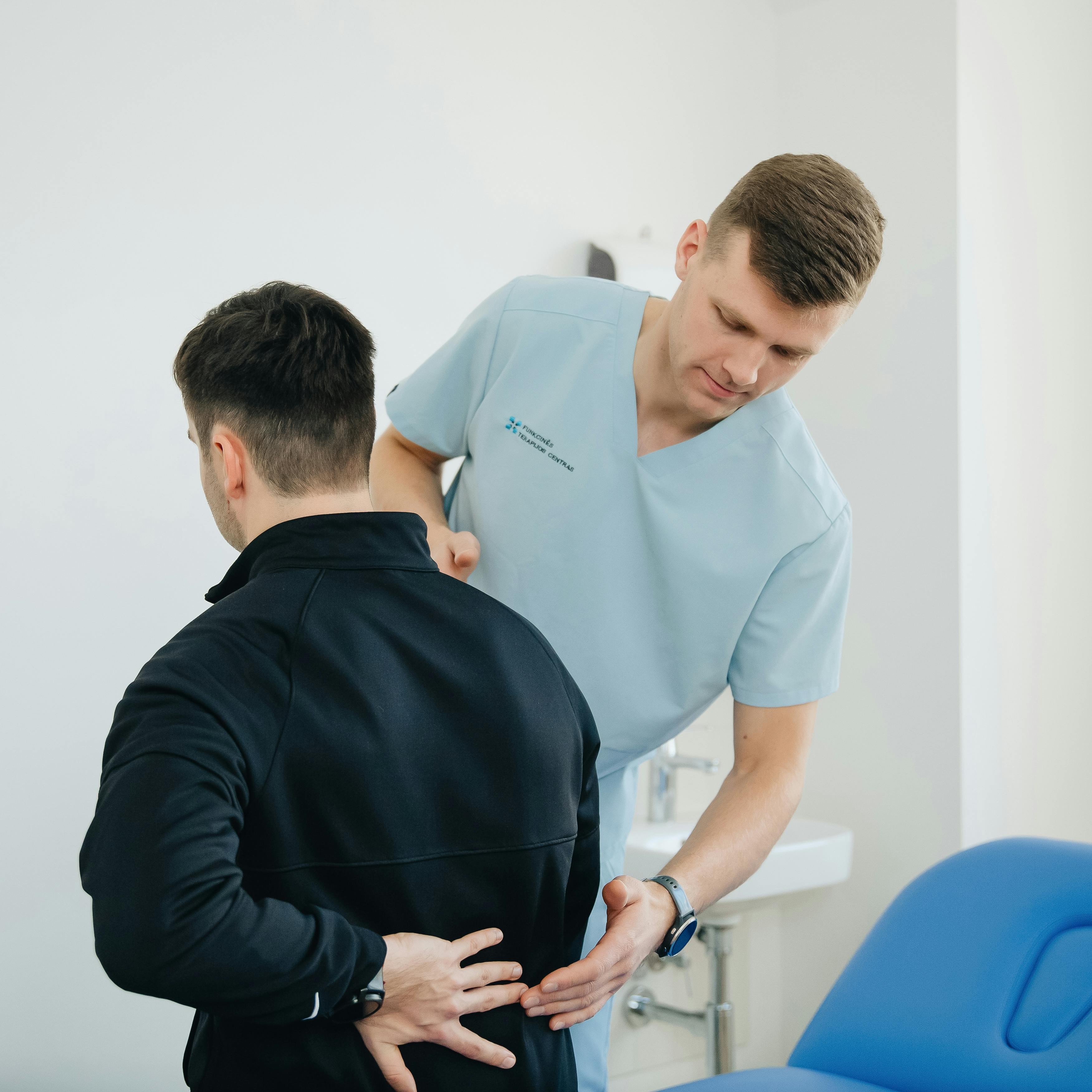 Back and spine treatment session